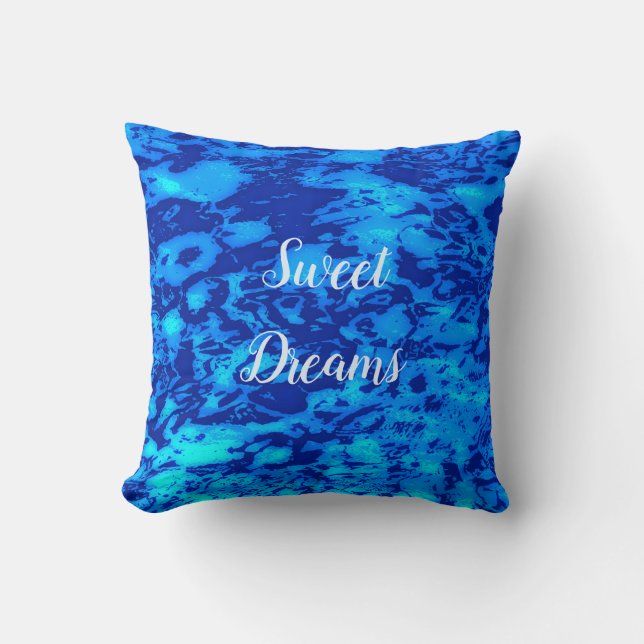 Djuphavsfiske Anpassa färsk havsyta Vatten Kudde (Framsida)