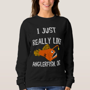 Djuphavsfiske fisk havs djävul fisk ben fisk sen t shirt