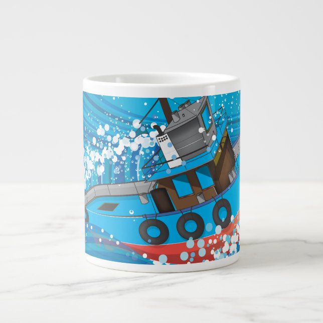 Djuphavsfiske Jumbo Mugg (Framsidan)