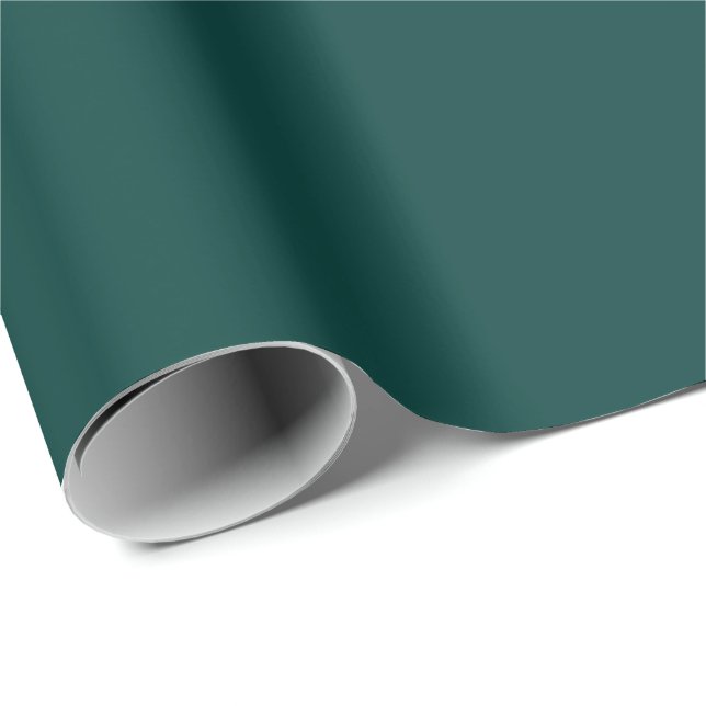 Djuphavsgrön Presentpapper (Rullad Hörn)