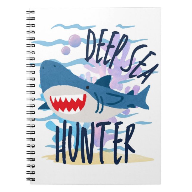 djuphavsjägare anteckningsbok (Framsidan)