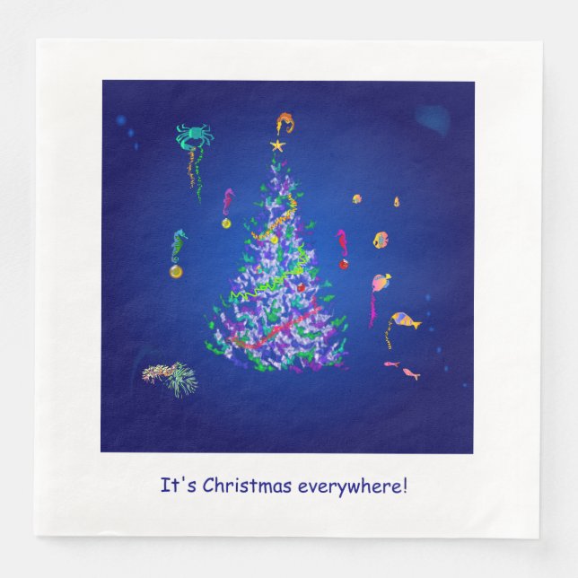 Djuphavsjul Pappersservett (Framsida)