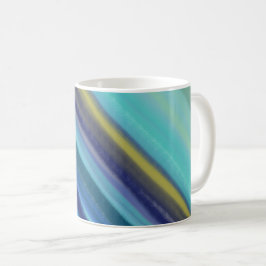 Djuphavsnyanser Av Blått Kaffemugg
