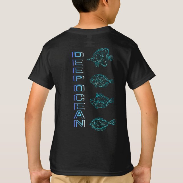 Djuphavsområde T Shirt (Baksida)