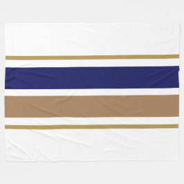 Djuphavsvik Tävla Rand - vit bakgrund Fleecefilt