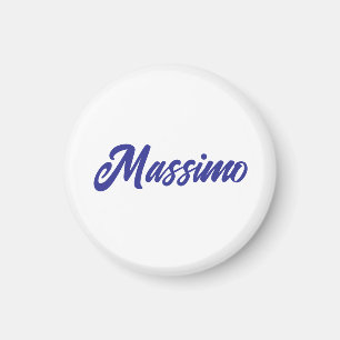 Djuplådfärg Enkel Modern Egen Namn Kalligrafi Magnet