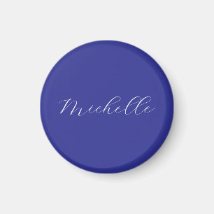 Djuplådfärgad modern enfaldig egen namn kalligrafi magnet