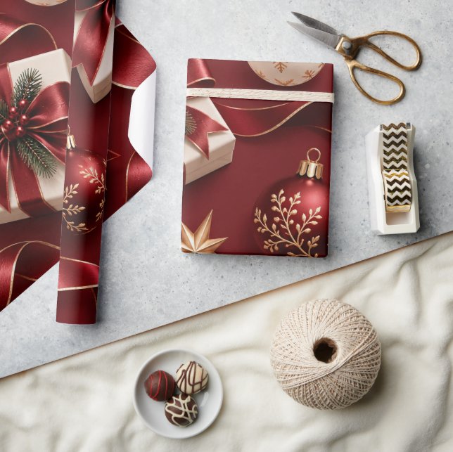 Djuplila julklappar presentpapper (Hantverk)