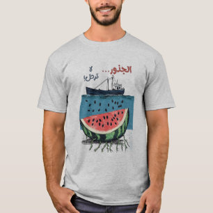 Djuprotad Palestinarv ف ل س ط ي ن T Shirt