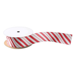 Djuprött och vitt Candy cane-diagonalt, strimlat