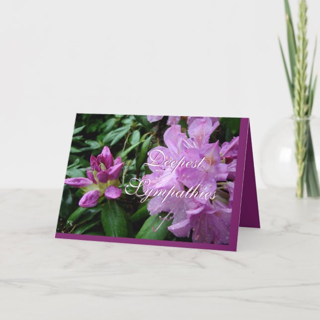 DjupSympatierhod-customize alla tillfällen Kort (Framsida)