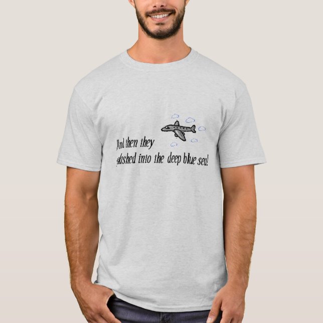 Djupt blåhav V2 Tee Shirt (Framsida)