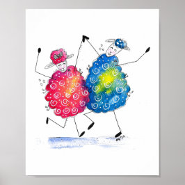 Djupt dantande får poster