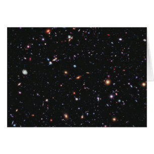 Djupt fält för Hubble ytterlighet Hälsningskort