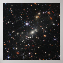 djupt fält James Webb Telescope Poster