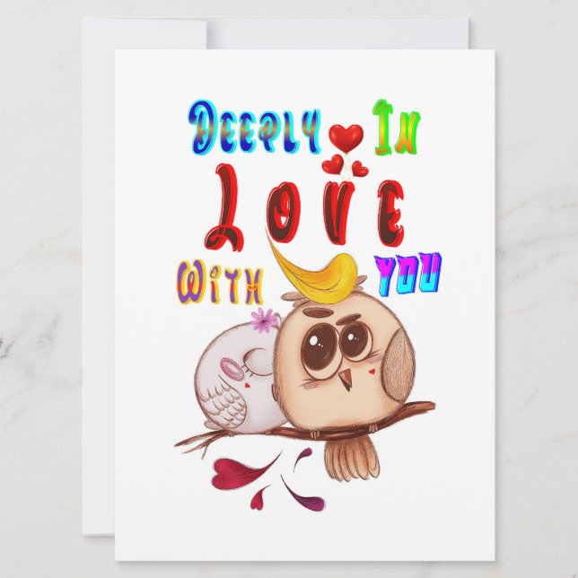 Djupt Förälskad i Dig Kort (Framsida)