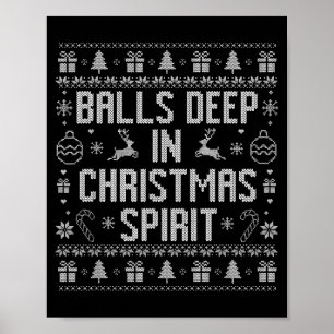 Djupt i jul Srit Par Matchande jul Poster