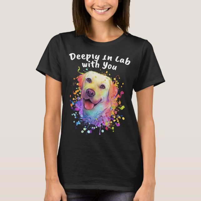 Djupt i labbet med din djurköttspinné t shirt (Framsida)