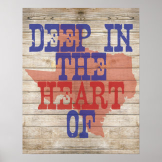 Djupt i Texas hjärta! Poster