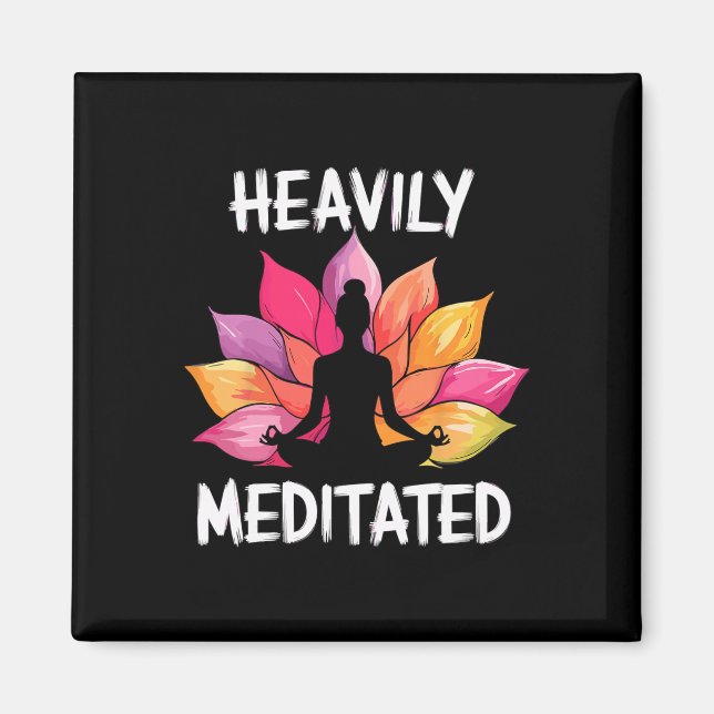 Djupt Kontemplativ Yoga Magnet (Framsidan)