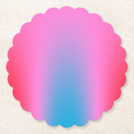 Djupt Magenta Rosa till Red & Blue Auric Ombre Underlägg Papper