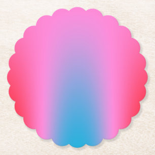 Djupt Magenta Rosa till Red & Blue Auric Ombre Underlägg Papper