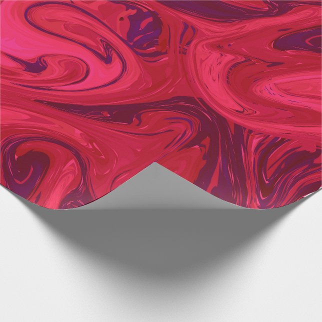 Djupt - marmorerade lilor texturerar, den rika presentpapper (Hörn)