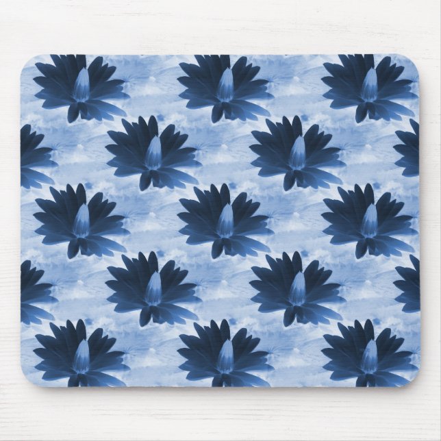 Djupt mörk blått hav.. musmatta (Framsidan)