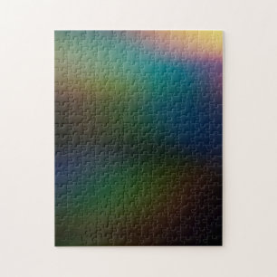Djupt Mörk Holografisk iridescent Lustrous plasti Pussel