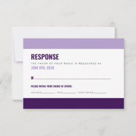 Djupt och färgglatt RSVP-kort OSA Kort