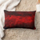 Djupt - röda dekorativa kudder lumbarkudde (Blanket)