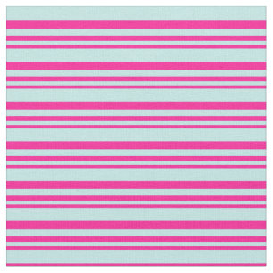 Djupt Rosa och turkos strimlad Mönster Tyg