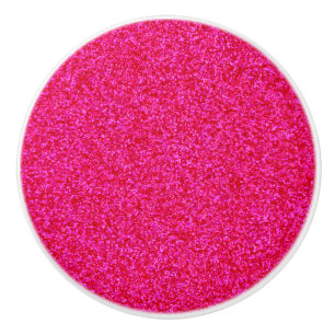 Djupt - rosa Sparkly bitar Knopp