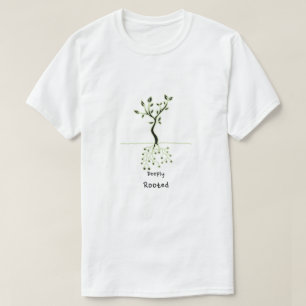 djupt rotad t shirt