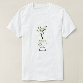 djupt rotad t shirt