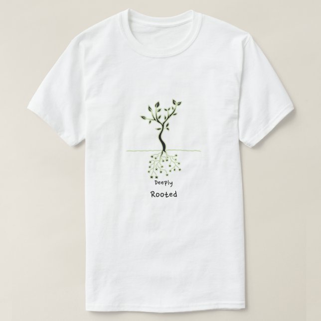 djupt rotad t shirt (Design framsida)