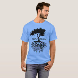 Djupt rotat t-shirt