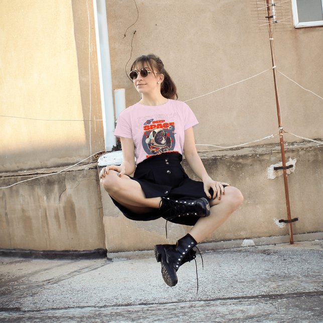 Djupt rymdprospektering - kattastronaut t shirt (Skapare uppladdad)