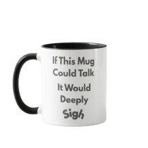 Djupt Sigh Mugg - Funny Burnout Gift