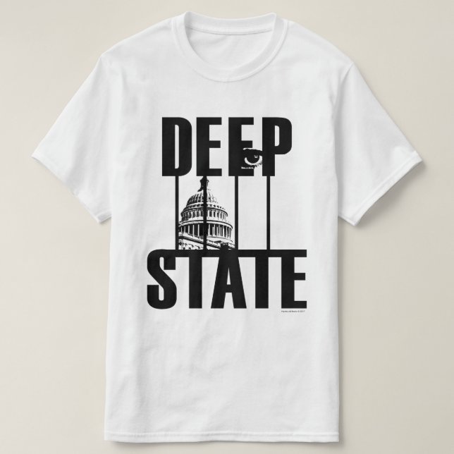 Djupt statlig T-tröja Tee (Design framsida)
