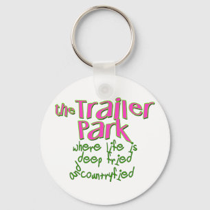 Djupt stekt Countryfied Nyckelring