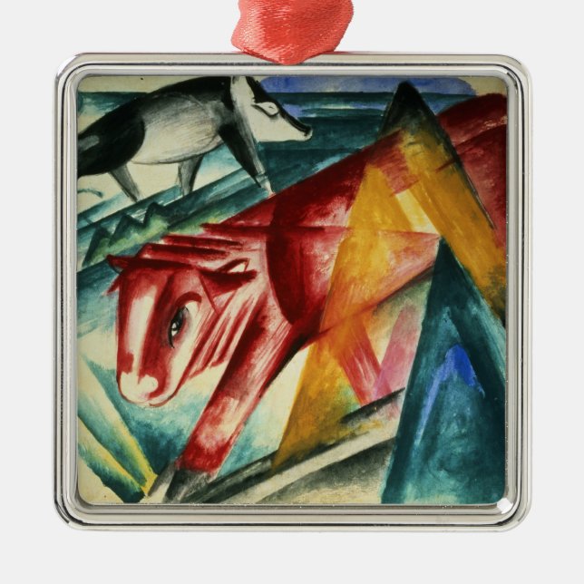 Djur 1913 julgransprydnad metall (Framsidan)