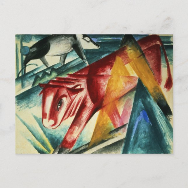 Djur, 1913 vykort (Framsida)