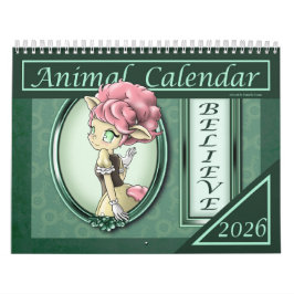 Djur 2026 Positive Calendar Kalender