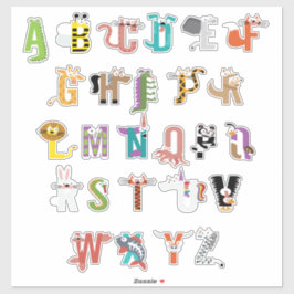 DJUR A-Z KLISTERMÄRKEN