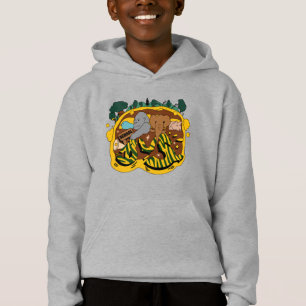 Djur åker till skolan med buss pojkar t shirt