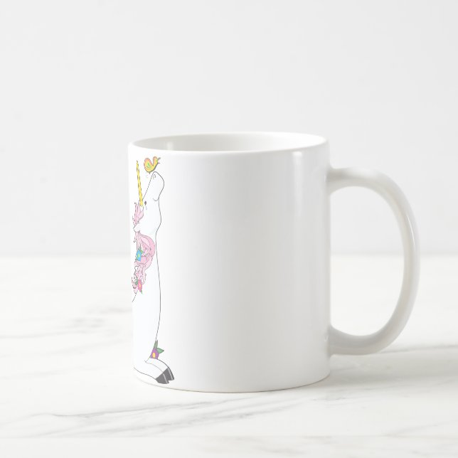 Djur alfabetUnicorn Kaffemugg (Höger)