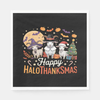 Djur älskare Owners Lycklig Hallothanksmas Essenti Pappersservett