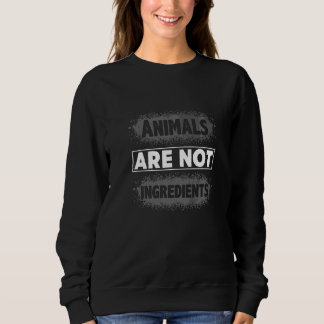 Djur Är Inte Ingredienser Vegansk Mat Hälsosamt Li T Shirt