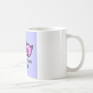 Djur är mat för vänner inte! kaffemugg